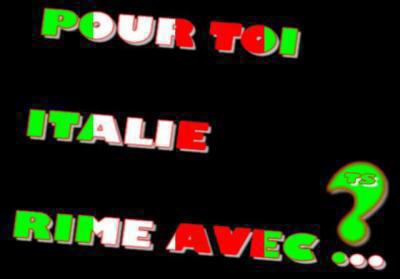 italie italie italie!!!